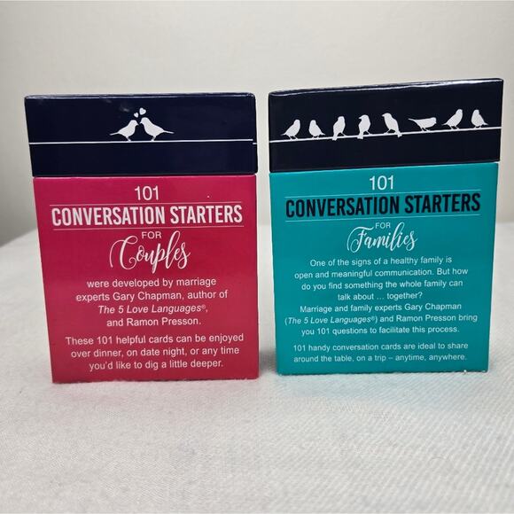Gary Chapman Conversation Starters (2 Sets) For Couples & For Families - Picture 4 of 7